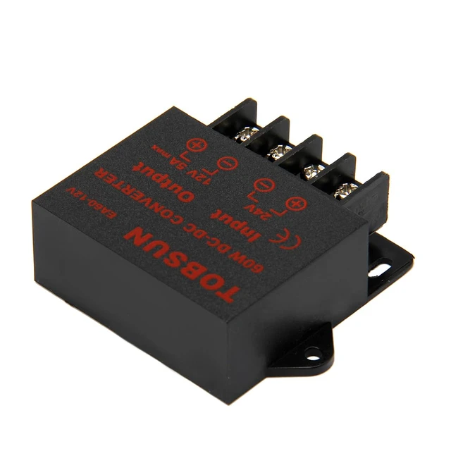 Alt view image 3 of 7 - DC-DC Step Down Buck Converter Voltage Regulator Power Supply Transformer 24V to 12V 5A 60W, Waterproof Potting, Over 90% Efficiency, Automotive & LED Display Use