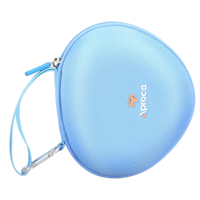 Alt view image 7 of 7 - Kids Headphones Case Compatible with iClever BTH12 / HS19 / BTH26 Kids Bluetooth Headphones, Storage Hard Bag -Sky Blue (Case Only)