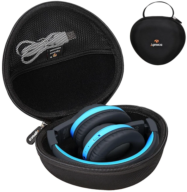 Main image of Headphones Case Compatible with iClever BTH12 / HS19 / BTH26 / BERIBES/eKids Jurassic World Foldable Kids Headphones, Portable Storage Bag
