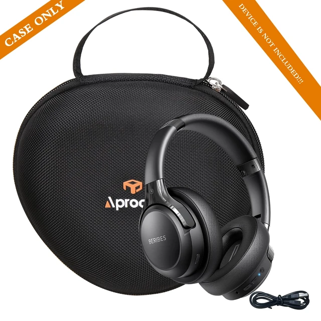 Alt view image 5 of 7 - Headphones Case Compatible with iClever BTH12 / HS19 / BTH26 / BERIBES/eKids Jurassic World Foldable Kids Headphones, Portable Storage Bag