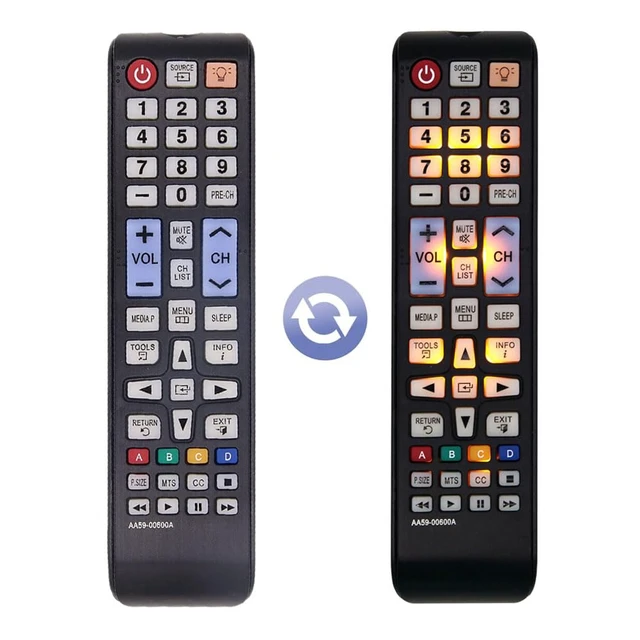 Alt view image 2 of 7 - Replacement for Backlit Samsung Remote Control for Smart TV,Compatible Sam Remote Control LCD LED Smart TV Remote,No Setup Required-Fit for Sam Universal Remote (Pack of 2)