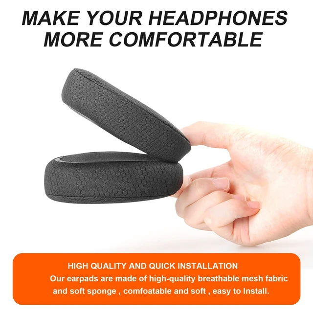Alt view image 5 of 7 - GVOEARS Replacement Ear Pads for Sennheiser HD4.50BT HD4.50BTNC HD4.40BT Headsets Earpads Replacement, Earpads Cushions for Sennheiser HD4.50BT (HD4.50 MF Black)