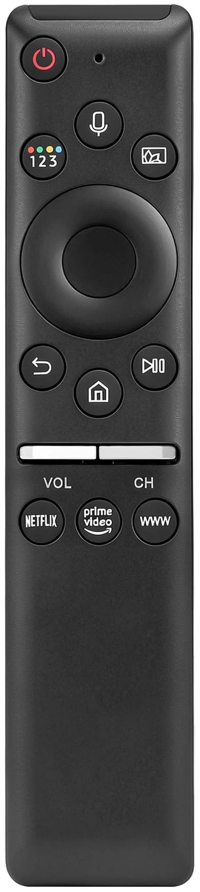 Main image of Replacement TV Remote Voice Control for Samsung Smart TV Voice Search, IR, Shortcut Keys, 2019-2026 Models