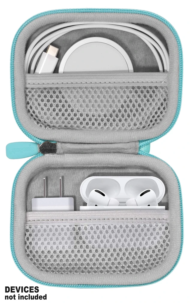 Alt view image 3 of 5 - All-in-One Case for iPhone MagSafe Charger & Battery Pack, Storage for Accessories/Power Adapter/Charge Cable/Docks, Compatible with AirPods 4/ Pro 3/2/ 1