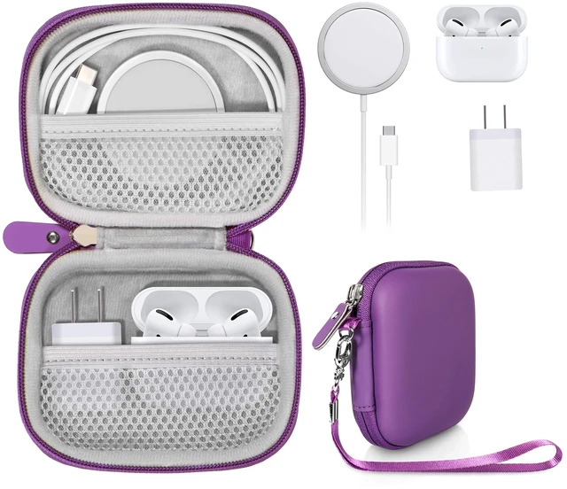 Main image of All-in-One Case for iPhone MagSafe Charger & Battery Pack, Storage for Accessories/Power Adapter/Charge Cable/Docks, Compatible with AirPods 4/ Pro 3/2/ 1