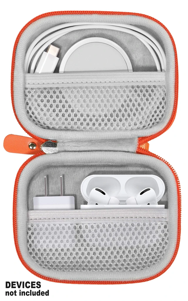 Alt view image 3 of 5 - All-in-One Case for iPhone MagSafe Charger & Battery Pack, Storage for Accessories/Power Adapter/Charge Cable/Docks, Compatible with AirPods 4/ Pro 3/2/ 1