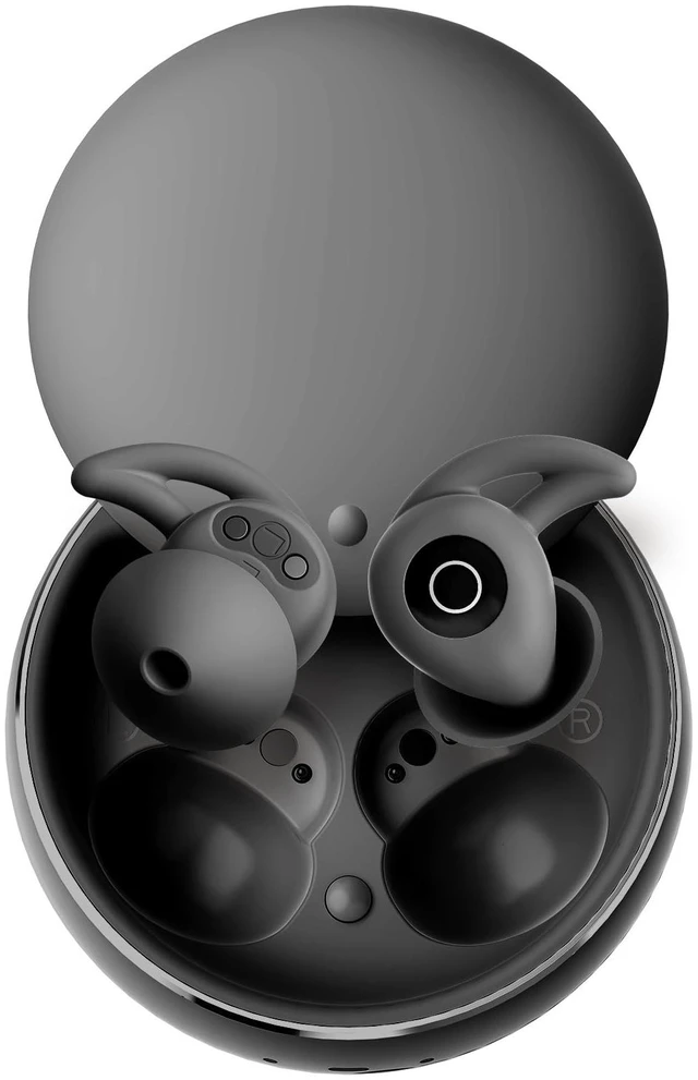 Main image of Sleepals Micro Sleep Earbuds for Side Sleepers, Black Small and Light, Soft and Snug Fit, Moderate Noise Reduction (not ANC), 4H Single Play, 28H with Charging Case