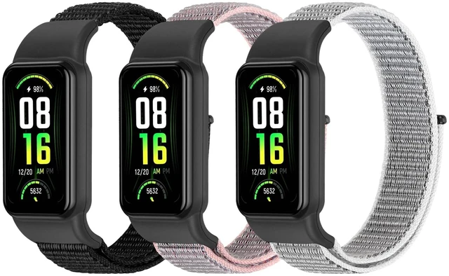 Main image of Solo Loop Nylon Bands Compatible with Amazfit Band 7 Straps,Soft Breathable Comfortable Adjustable Colorful Sports Replacement Wristband for Amazfit Band 7 for Men Women