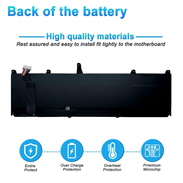 Alt view image 4 of 7 - MN06XL Battery for Hp ZBook Studio 16 G9 G10 G11 Mobile Workstation Series M82230-005 M82220-1C1 TPN-IB0M 11.58V 86Wh 7130mAh