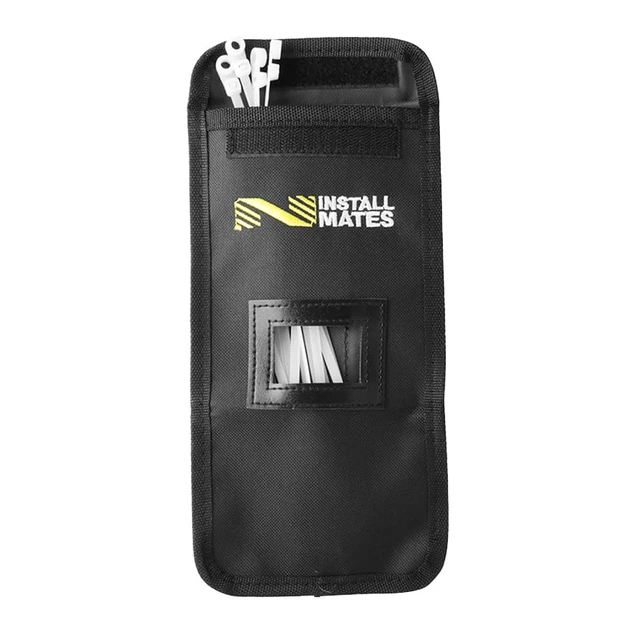 Alt view image 2 of 5 - Installmates Cable Tie Pouch, Holds 7" Cable Ties (Black)