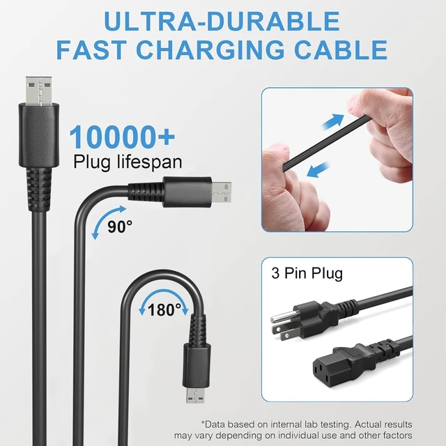 Alt view image 3 of 6 - 240W USB Tip Charger Compatible with MSI GE76 GE66 GP76 Raider A20-240p2a Fit for MSI GE76 GE66 GP66 GS77 Raider Laptop Chicony a20-240p2a