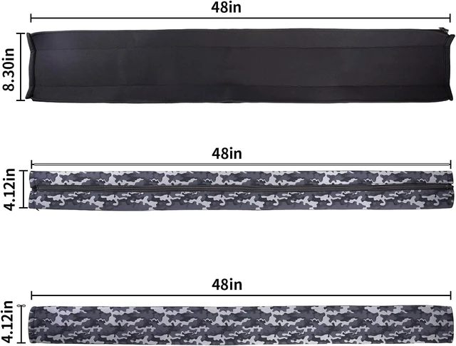Alt view image 3 of 7 - 2PCS 48-Inch Trolling Motor Cable Sleeve,Zippered Rigging Sleeve,Made of Neoprene Thick Trolling Motor Sleeve,Great for Cover Wire and Extension Cords (Camouflage Blue)