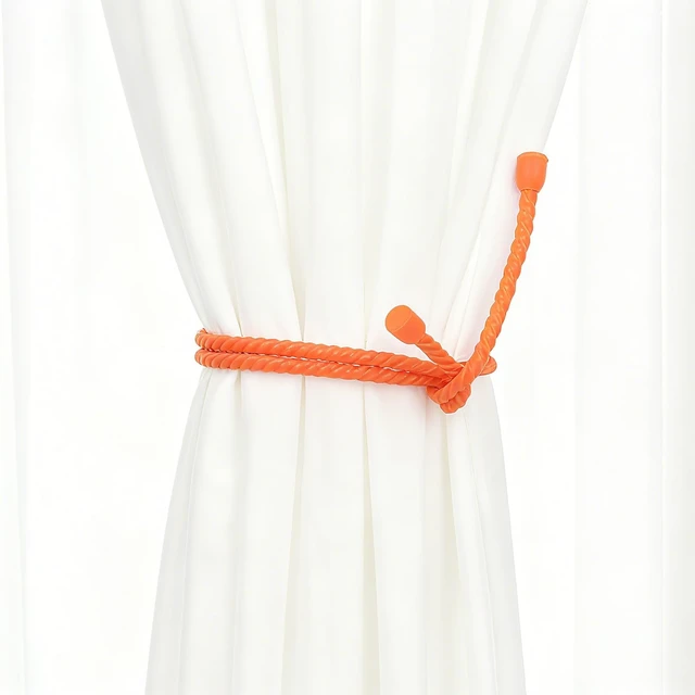 Alt view image 7 of 7 - 18pcs Silicone Cable Ties, 6-Inch, 12-Inch, 18-Inch Reusable Cable Zip Ties, Bendable Rubber Twist Ties, for Organizing, Bundling and Hooking (Orange, 6in+12in+18in (18pcs))