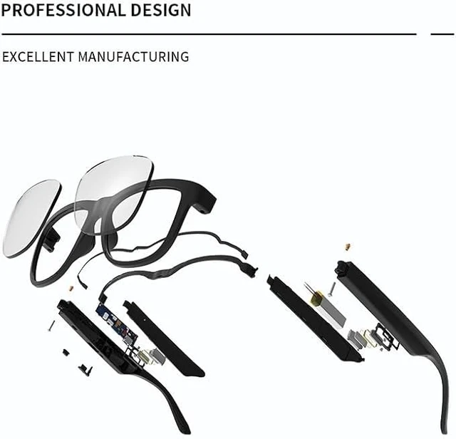 Alt view image 2 of 7 - GS01 Smart Bluetooth Sunglasses, Audio Sunglasses With Speaker, UV400 Polarized lens, Open Ear Music, Touch Control