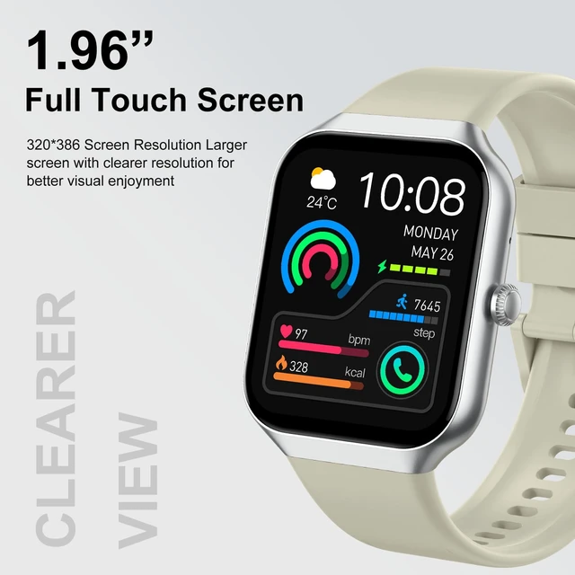 Alt view image 4 of 7 - Smart Watch 2026 NEW 1.91" Smartwatch for Men Women(Answer/Make Call),Fitness Watch with 110+ Sport Modes, Reloj Inteligente with Sleep Monitor/Heart Rate/Step/Calories/IP68,for Android iOS, Beige