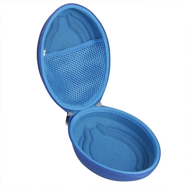 Alt view image 3 of 6 - Hard Travel Case for MIDOLA Kids Headphones Bluetooth 5.4 Wireless Over-Ear Foldable Headset (Only Case) (Blue)