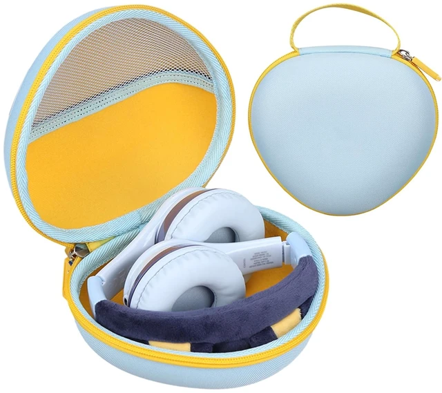Main image of Kids Headphones Case Compatible with eKids Bluey Bluetooth/JoySpark/VibeTune/EarFun Headphones, Kids and Toddler Headphone Storage Holder Bag Pouch (Box Only) (Blue)