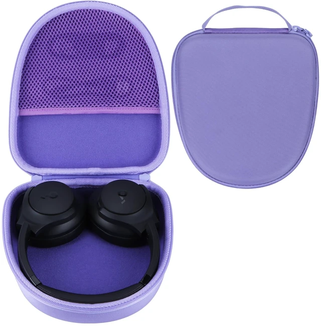 Main image of Case for Anker Soundcore Life Q20 Q30 Q35 Q40 Q45 Q20+ Headphones Q20i Noise Cancelling Headphones Case, Hard Shell Shockproof, Mesh Bag Orgainizer, Lightweight Travel
