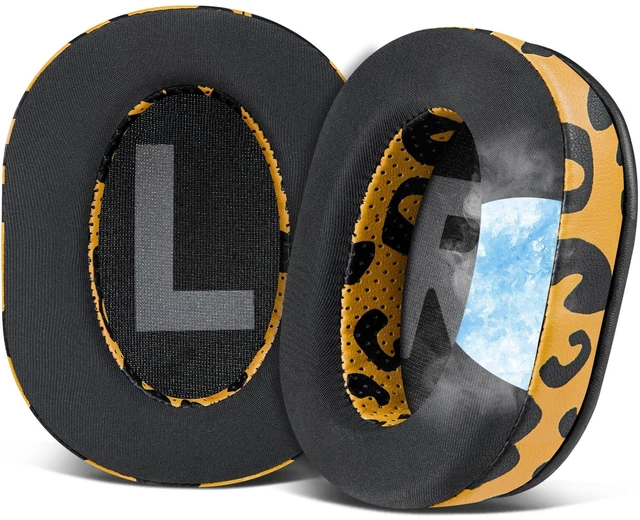 Main image of Cooling Gel Earpads Cushions Replacement for Logitech G Pro, G Pro X, G Prox 2, G Pro X SE Headphones, Ear Pads with Noise Isolation Foam, Added Thickness - Tiger Stripe