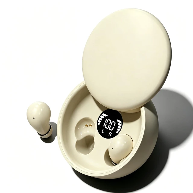 Main image of Invisible Mini Sleep Earbuds, Tiny Wireless Bluetooth Earbuds(Skin) Small Ear Canals, Discreet Hidden In-Ear Headphones with Noise Blocking, Side Sleep Friendly & Ultra Lightweig