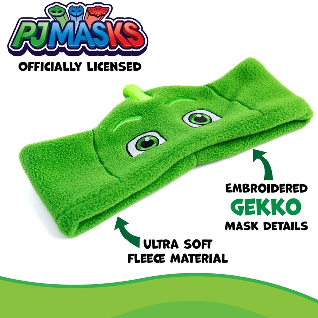 Alt view image 3 of 6 - PJ Masks Gecko Kids Headphones Over The Ear Headband Headphones - Volume Limited with Thin Speakers & Soft Fleece Headband