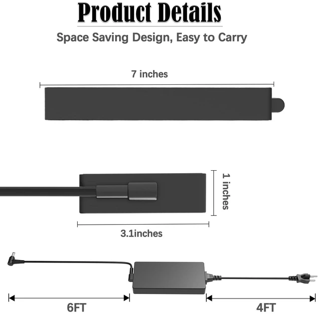 Alt view image 4 of 5 - 280W AC Charger for Asus Rog Strix G15 G16 G17 G18 Strix Scar 15 17 Zephyrus M16 Rog Strix GL702ZC S7ZC G703GI G703GS G703GX G703GXR Flow X16 ADP-280EB B A22-280P1A Laptop