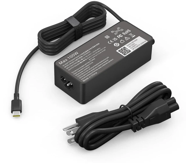 Main image of 100W USB C Charger PD Power Adapter, Compatible with HP Spectre, Pavilion, EliteBook USB-C Laptop Charger, Fast Charger for HP Type-C Notebook, for Mac Book, Dell Chromebook Charger