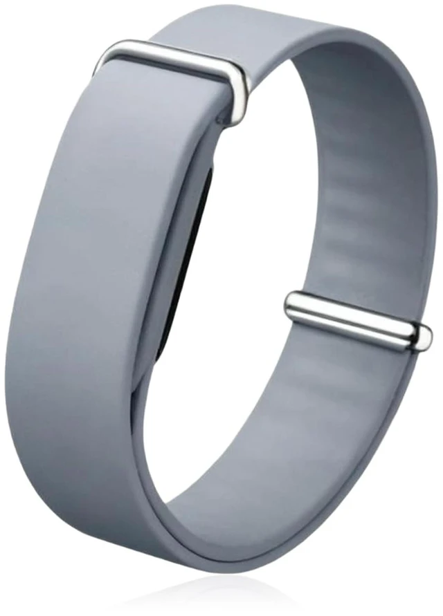 Main image of Band Compatible with Google Fitbit Air Screenless Activity Tracker, Soft Silicone Replacement Strap, Waterproof Sport Wristband, Adjustable Fitness Tracker Band for Men Women