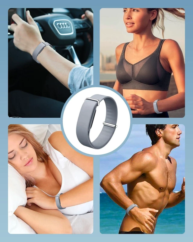 Alt view image 6 of 6 - Band Compatible with Google Fitbit Air Screenless Activity Tracker, Soft Silicone Replacement Strap, Waterproof Sport Wristband, Adjustable Fitness Tracker Band for Men Women