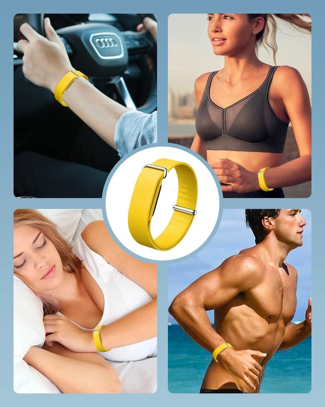 Alt view image 6 of 6 - Band Compatible with Google Fitbit Air Screenless Activity Tracker, Soft Silicone Replacement Strap, Waterproof Sport Wristband, Adjustable Fitness Tracker Band for Men Women