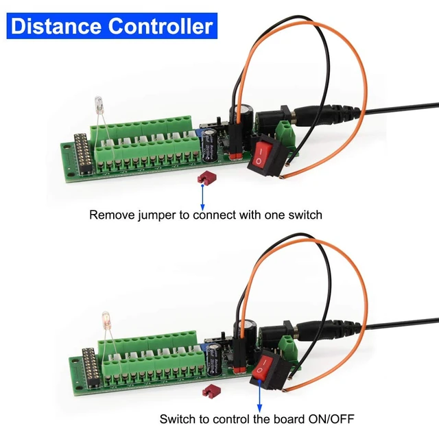 Alt view image 5 of 7 - PCB012 Power Distribution Board Self-Adapt Distributor HO N O LED Street Light Hub DC AC Voltage Train Power Control