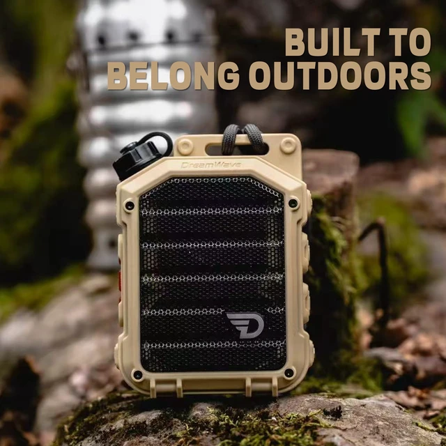 Alt view image 7 of 7 - Bolt Portable Bluetooth Speaker, Floatable Rugged IP67 Waterproof Surprisingly full, clear sound with deep bass, compact design, utility light and 10H battery for camping and water adventures