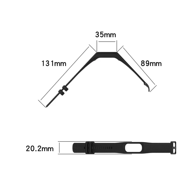 Alt view image 7 of 7 - Watch Band compatible with Garmin vivosmart 5/smart 5,Adjustable Silicone Sports Wristband Replacement Band