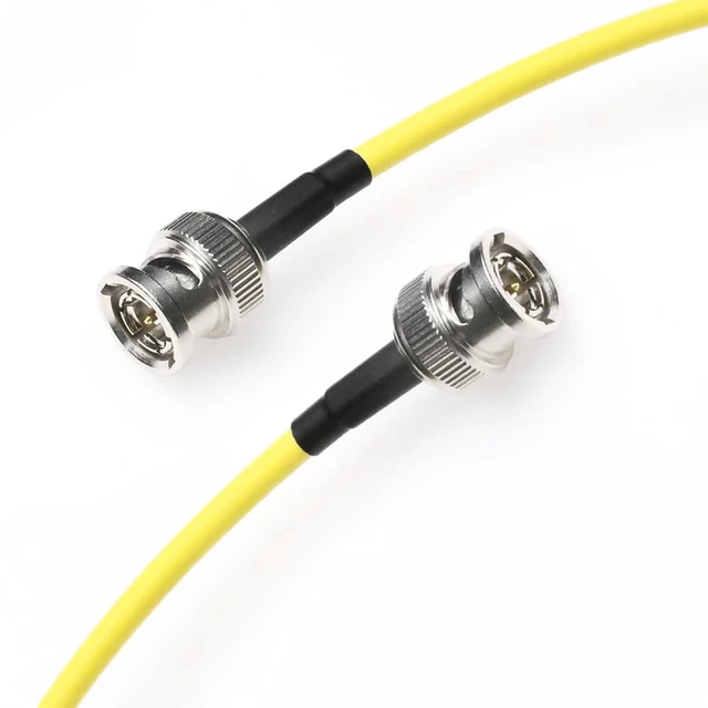 Alt view image 3 of 4 - 12G SDI Flexible Coaxial Cable BNC Male to Male for RED Komodo Atomos Monitor 75 Ohm Shielded Cable for 4K Video Camera, Yellow