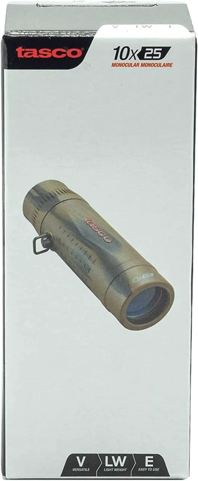 Alt view image 7 of 7 - Essentials 10x25 Compact Roof Prism Monocular (Black)