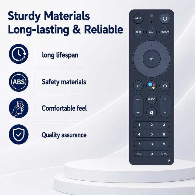 Alt view image 4 of 7 - Replacement Voice Remote Control for Verizon FiOS TV One Set Top Box for modelRC552 RC55101FCL RTL8762CKO 2AGOFRC451B Only
