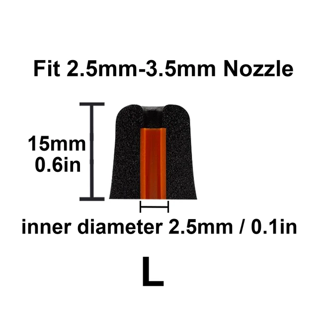 Alt view image 2 of 5 - Foam Ear Tips for Walkers, ISOtunes, Westone, Shure, Plugfones Replacement Memory Foam Tips, Ultimate Comfort, 3 Pairs (Black, L)