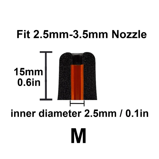 Alt view image 2 of 5 - Foam Ear Tips for Walkers, ISOtunes, Westone, Shure, Plugfones Replacement Memory Foam Tips, Ultimate Comfort, 3 Pairs (Black, M)