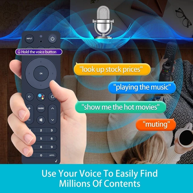 Alt view image 7 of 7 - Replacement Voice Remote Control for Verizon FiOS TV One Set Top Box for modelRC552 RC55101FCL RTL8762CKO 2AGOFRC451B Only