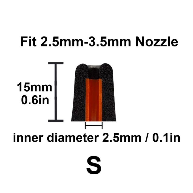 Alt view image 2 of 5 - Foam Ear Tips for Walkers, ISOtunes, Westone, Shure, Plugfones Replacement Memory Foam Tips, Ultimate Comfort, 3 Pairs (Black, S)