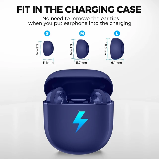 Alt view image 5 of 7 - Ear Tips for Bose QuietComfort Ultra Earbuds 2nd Gen/Ultra Earbuds 3 Pairs: S+M+L, Added Storage Box, Anti Slip, Secure Fit, Noise Reduction, Comfortable Silicone, Fits Charging Case