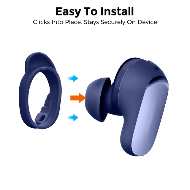 Alt view image 7 of 7 - Ear Hook for Bose QuietComfort Ultra Earbuds 2nd Gen/Ultra Earbuds 3 Pairs: S+M+L, Added Storage Box, Anti Slip, Secure Fit, Comfortable Silicone Sport Wingtip Covers, Fits Charging Case