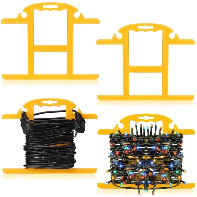 Main image of 4Pcs ABS Heavy Duty Extension Cord Storage Reel 100ft Cord Organizer