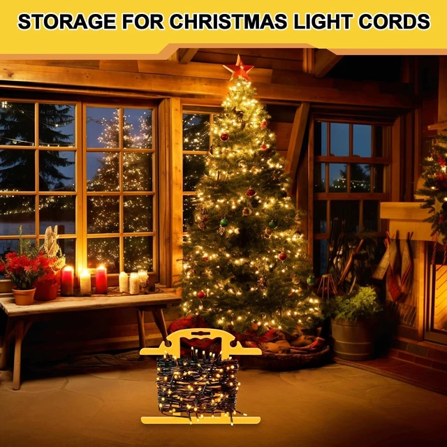Alt view image 6 of 7 - 4Pcs ABS Heavy Duty Extension Cord Storage Reel 100ft Cord Organizer