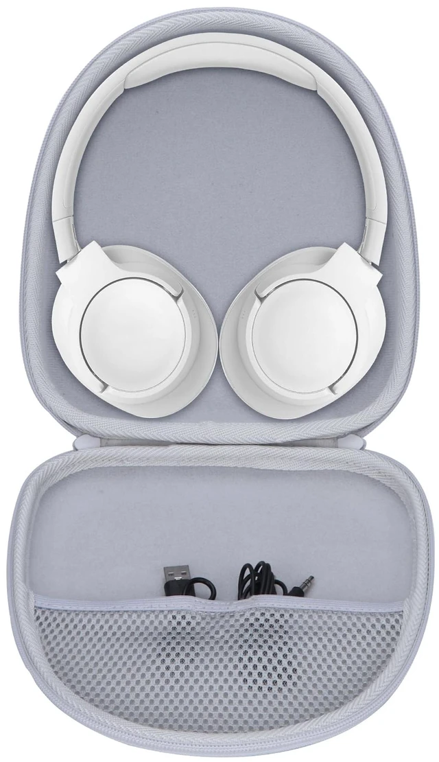 Main image of Hard Case Compatible with JBL Tune 730BT 720BT 510BT Headphones Lightweight & Carry, Dustproof Storage, Travel Friendly, Portable for Daily Use, White Case