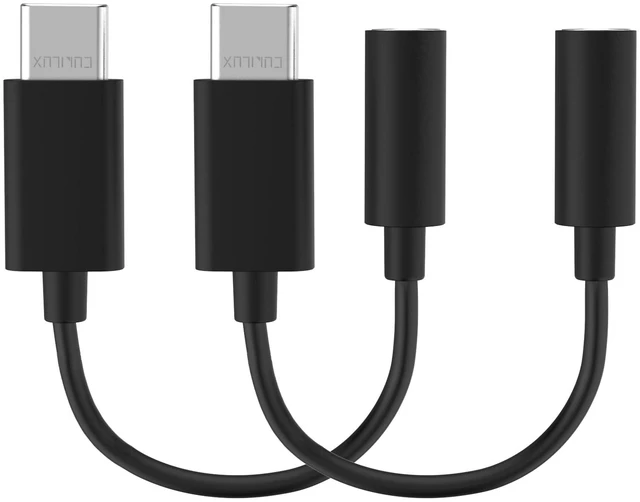 Main image of USB C Headphone Adapter Compatible with Pixel 9/8/7 Pro 8a7a Samsung S25/S24/S23 Tab S10/S9/S8/S7, iPhone 16/15, iPad Pro 13/12.9/11, iPad Air 13/5th/4th, Type C to 3.5mm Audio Dongle, 2-Pack
