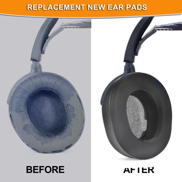 Alt view image 6 of 7 - Earpads for Steelseries Arctis Nova Pro Wireless/Nova Elite (Not Fit Nova Pro Wired),Black Cooling Gel Replacement Ear Cushion Ear Pads with Ice Silk Fabric
