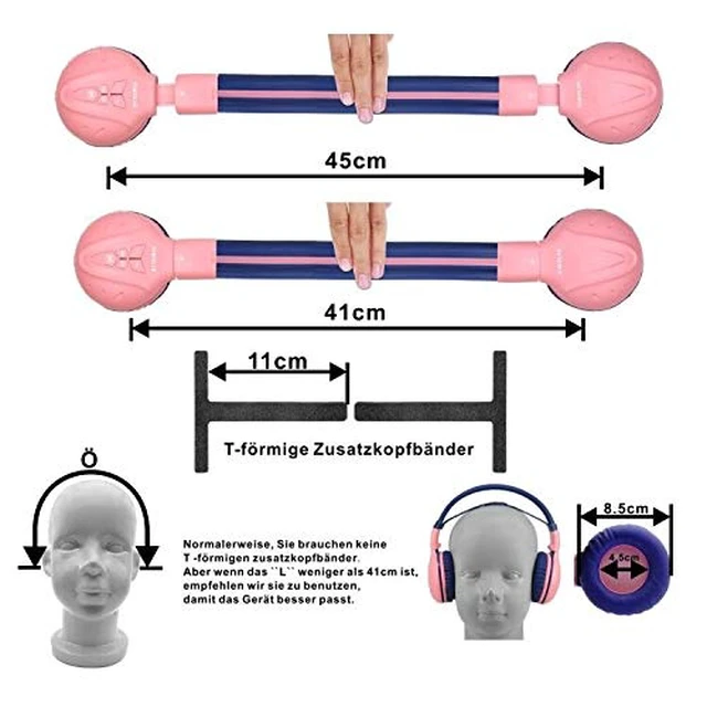 Alt view image 7 of 7 - Kids Bluetooth Headphones Boys with Microphone, 75dB/85dB/94dB Volume Limited Kids Headphones Wireless, Adjustable Foldable Over-Ear Headset for Children School Travel Tablet Airplane Grey