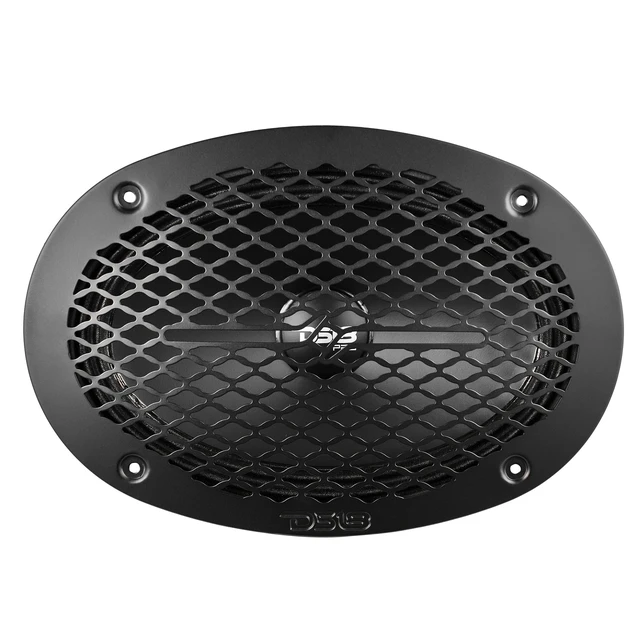 Alt view image 7 of 7 - PRO-GRILL69MS 6x9 Universal Speaker Grill, Shallow Metal Mesh Protective Speaker Cover 6x9 inches, Bolt on Installation, Slim Design, Each (Black)