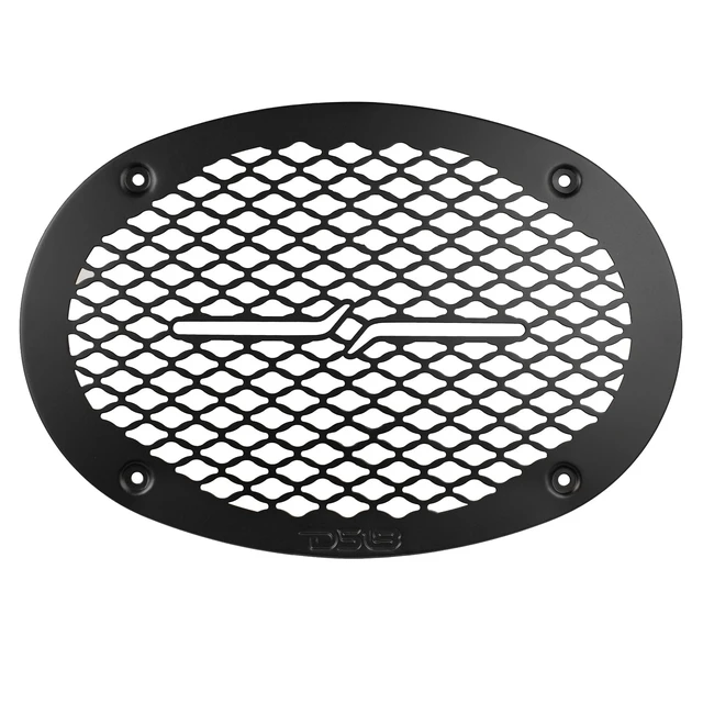 Alt view image 6 of 7 - PRO-GRILL69MS 6x9 Universal Speaker Grill, Shallow Metal Mesh Protective Speaker Cover 6x9 inches, Bolt on Installation, Slim Design, Each (Black)